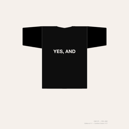 ONE OF — YES, AND — Front
