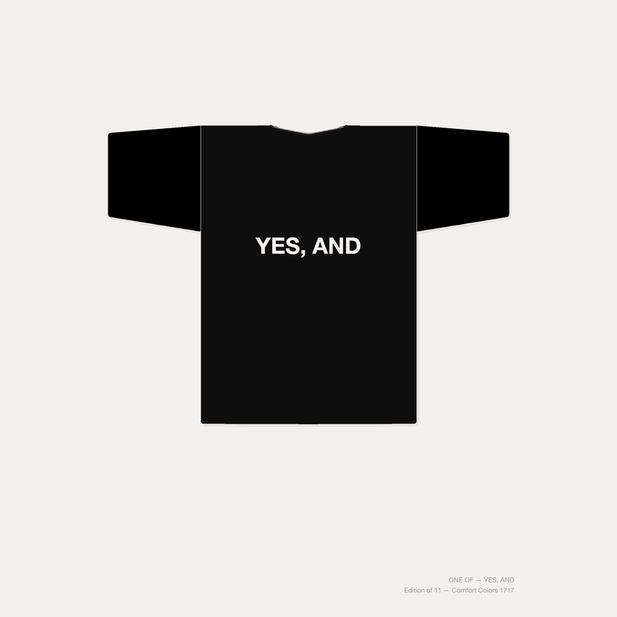 ONE OF — YES, AND — Front